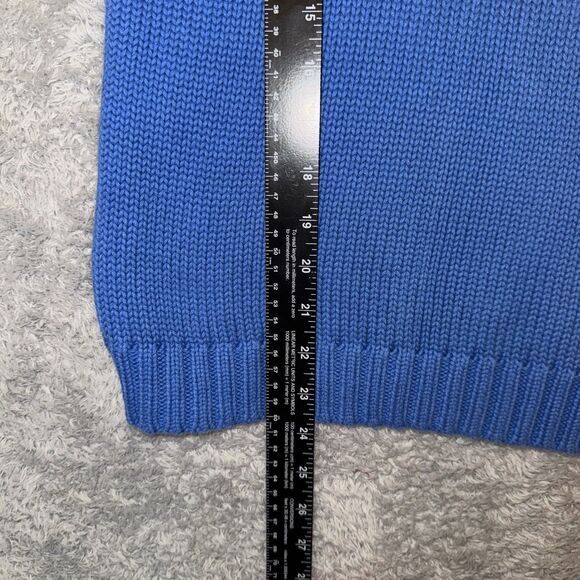 Vintage Polo Ralph Lauren Women's Thick Knit Sweater Size Med Preppy Tennis - Picture 7 of 7